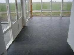 PU betonlook gietvloer particuliere woning