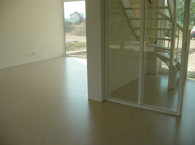 Betonlook PU Gietvloer Brabant #woonbeton #berkersvloeren #gietvloeren #betonlook